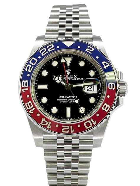 rolex gmt master ii stainless steel pepsi|rolex gmt master pepsi bezel.